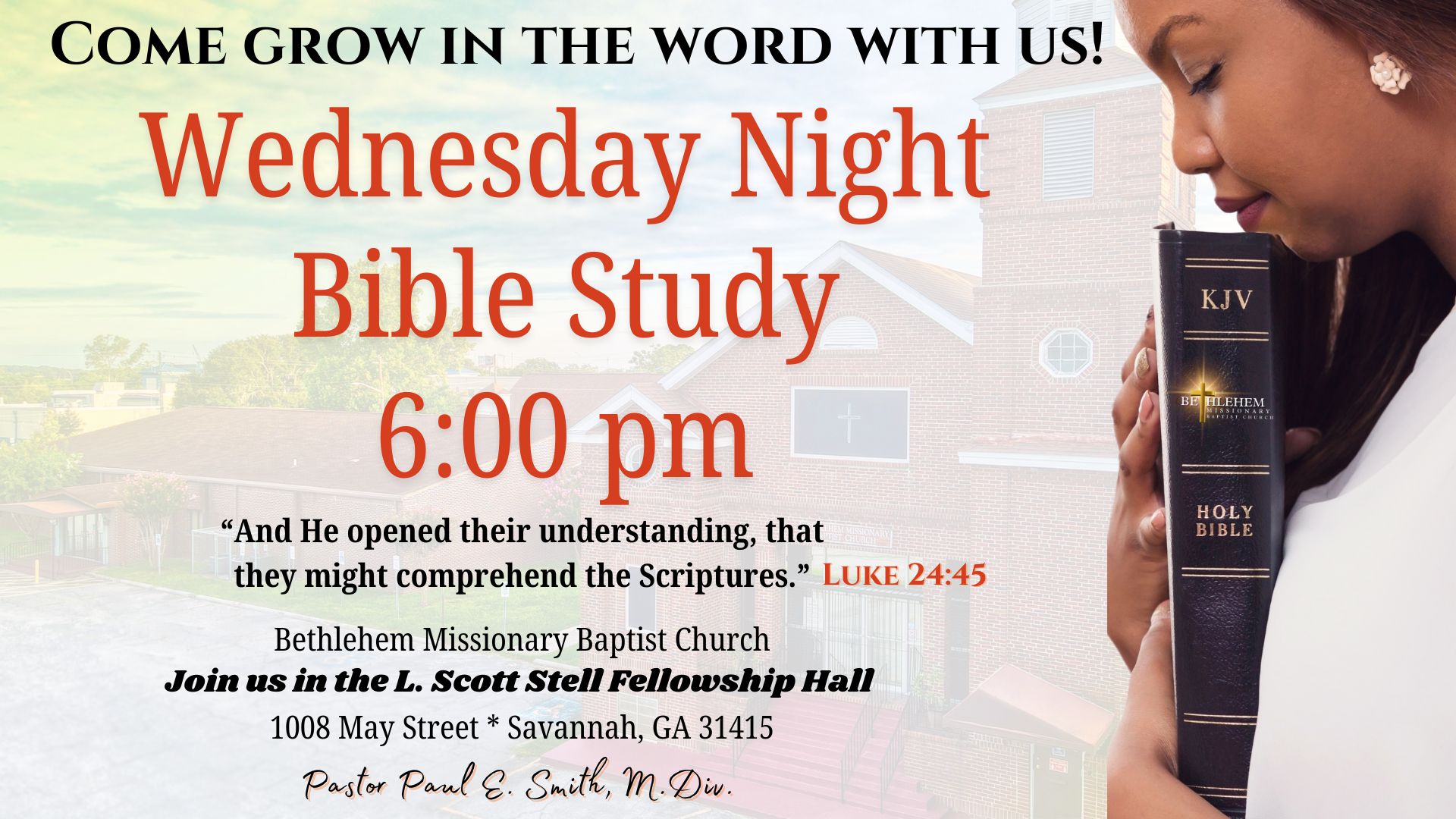 join us for bible study